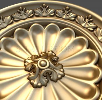 3D model Chamomile plate (STL)